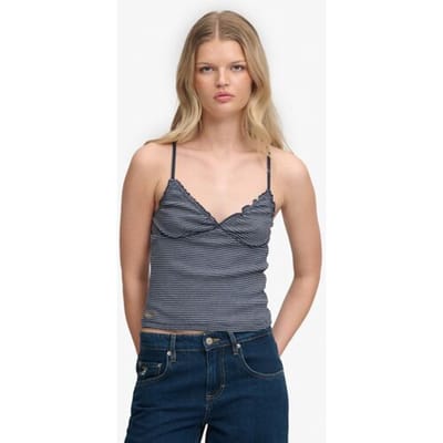 V-hals Waffle Tanktop Dames Superdry Athletic Essential