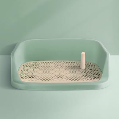 Hondentoilet - Huisdier Training Toilet - Zindelijkheidstraining Hond - Houdt Poten Schoon - 51x41x14cm - Roze