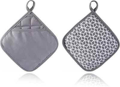 Solidchoice - Katoenen Potholder Warmtebestendig en Wasbaar