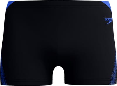Speedo Hyperboom Splice Aquashort Heren Sportzwembroek - Zwart/Blauw