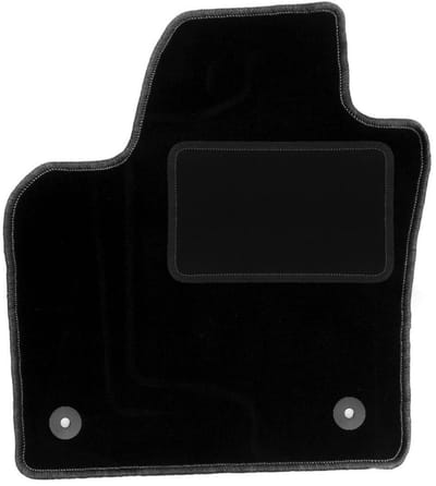 Bestuurdersmat zwart voor: Volkswagen Polo VI hatchback (2017-)