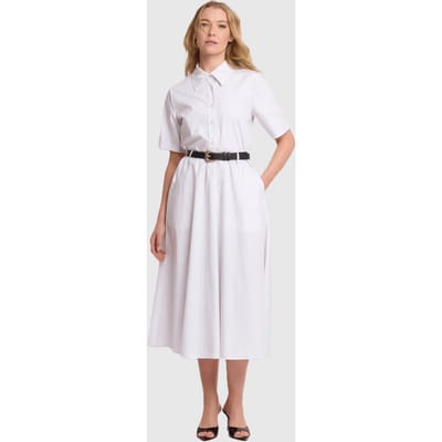 jurk met riem vrouw wit