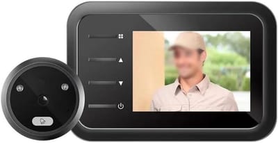 Digitale Deurcamera - Elektronisch Kijkgaatje - Huisbeveiliging - Bewegingsdetectie - 2.4 inch Scherm - Zwart