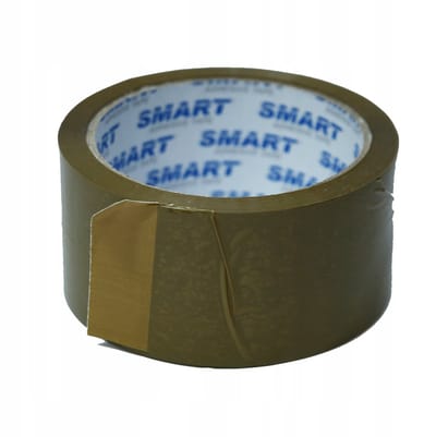 Bruine Pakkingstape Rubber 48mm x 60m - Sterk en Duurzaam