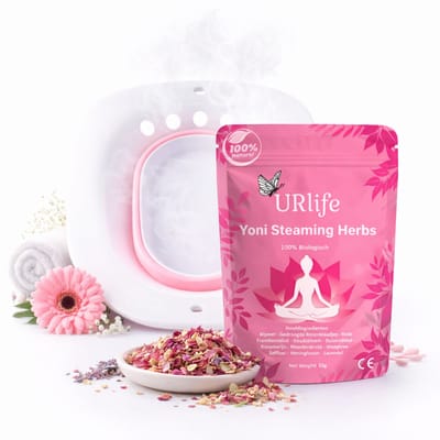 URlife Yoni Steam Stoombad - Inklapbaar Vaginaal Stoombad voor Intieme Verzorging, Ontspanning & Postpartum Herstel - Yoni Steam Seat - Vaginale Douche