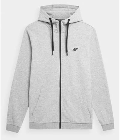 4F M1466 Regular Fit Heren Sweatshirt XXL Grijs - Stijlvol & Comfortabel