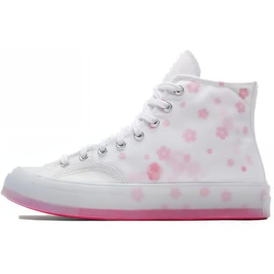 Converse Chuck des années 70, confortables et élégantes, montantes en toile, unisexes, blanches. 37.5 white