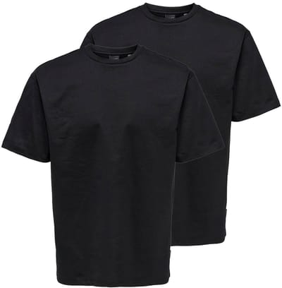 Only & Sons Heren t-shirt 2 pack Onsfred