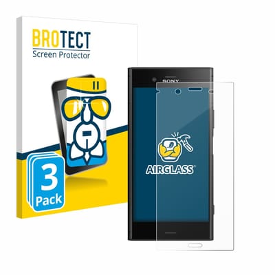 Screenprotector 3 Stuks voor Sony Xperia XZ1 Beschermglas transparant