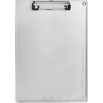 A4 Dossier Map Klembord Aluminiumlegering Klembord Losbladig Notitieboek Dossier Schrijfklem Papierhouder Kantoor Schoolbenodigdheden Decor white