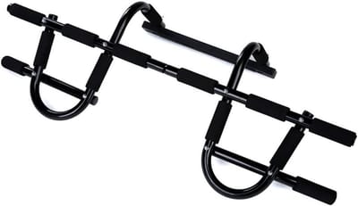 Pull-Up Bar - Chin-up Bar - Kracht Training - Robuuste Constructie - Voor Muren - Zwart