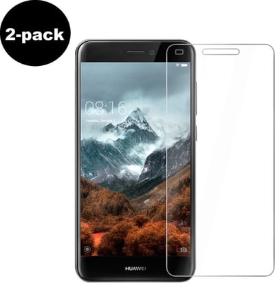 Screenprotector - 2 Stuks - Geschikt voor Huawei P8 Lite - Extra Sterk - Beschermglas - Gehard Glas - Tempered Glass - Screen Protector