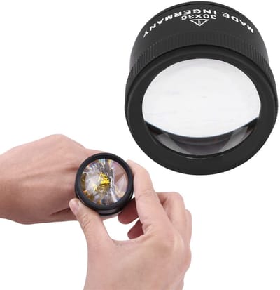 Dailygoods- Loep 30x Vergroting - Vergrootglas - Draagbaar - Stevig - Duurzaam - Kristalhelder