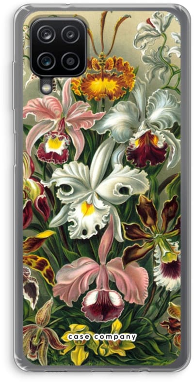 Case Company® - Hoesje geschikt voor Samsung Galaxy A12 hoesje - Haeckel Orchidae - Soft Cover Telefoonhoesje - Bescherming aan alle Kanten en Schermrand