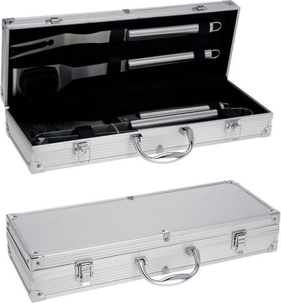 Koffer voor Barbecue-Accessoires (4 stuks)