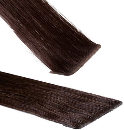 hair2heart Invisible Tape Extensions Echt haar Premium - 10 tapes 40 cm 6/3 donkerblond goud