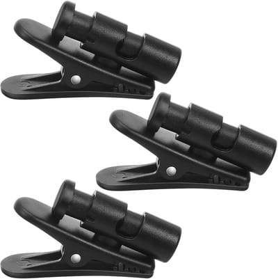 Daity 3-pack - 360 graden hoofdtelefoonkabelclip - hoofdtelefoonkabelclip - shirtclip - luidsprekerclip