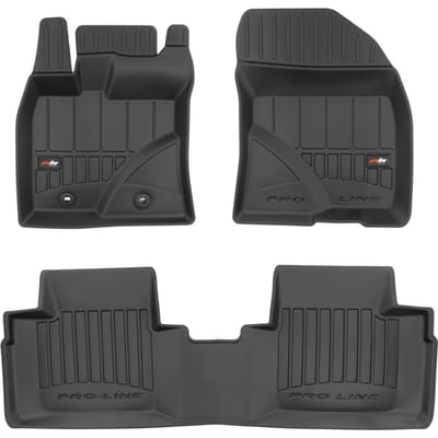 Frogum - No.77 - Toyota Avensis III T27 2009-2018 - Automatten set - 3D Bakmatten - TPE Rubber - 6 cm Rand