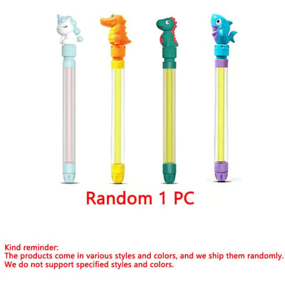 13 STUKS Waterpistool Kinderen Watergevechten Spellen Kind Zomer Cool Speelgoed Interactief Uittrekbaar Waterstraal Speelgoed Strand Zwembad Spel Prop white
