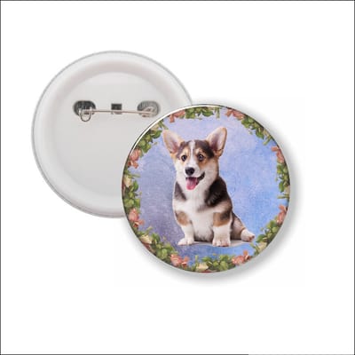 Button Met Speld - Hond