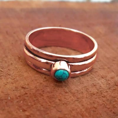 Bagues Huitan style bohème imitation turquoise pour femmes, style ethnique, vacances, fête, accessoires esthétiques pour les doigts, livraison directe de bijoux 12