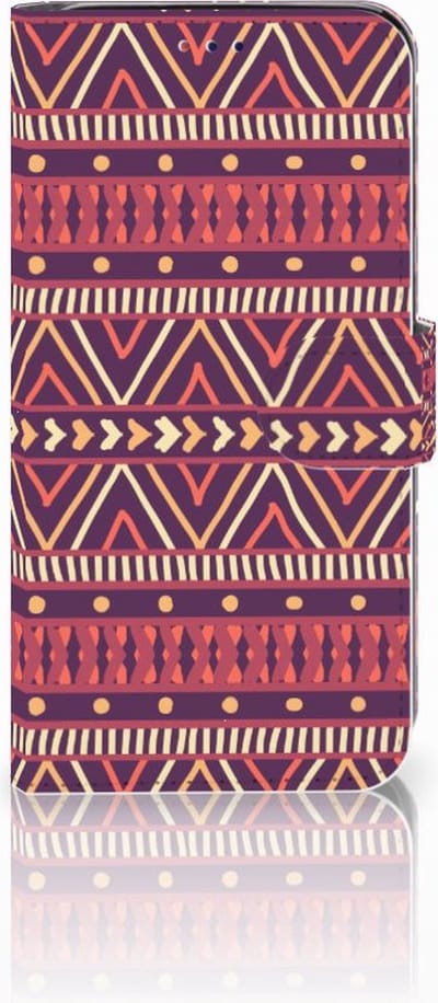 Samsung Galaxy A10 Telefoon Hoesje Aztec Paars