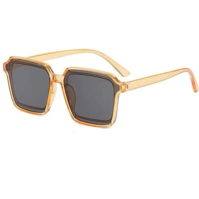 Nieuwe Mode Dames Luxe Vierkante Zonnebril Dames Vintage Oversized Zonnebril Vrouwen Groot Montuur Uv400 Tinten Zwart