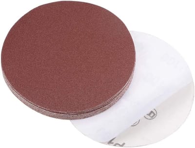 Dailygoods- Schuurschijven 125 mm - 15 Stuks - Aluminiumoxide - Antistatisch - Duurzaam - PSA Zelfklevend - Geschikt voor Hout en Kunststof - Schuurpapier