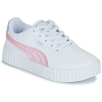 PUMA Carina 3.0 Blurry Dreams PS Meisjes Sneakers - PUMA White-Rose Mauve-Cool Weather