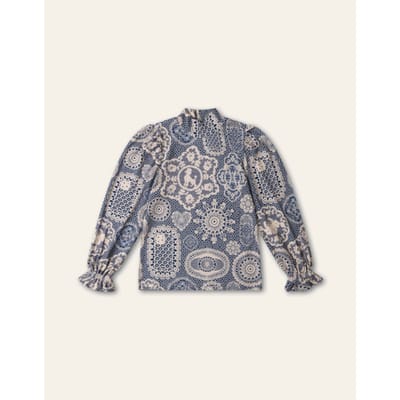 Oilily Toulouse T-Shirt- maat104/4yr Estate Blauw