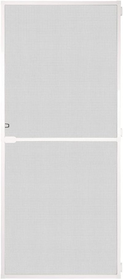 Schellenberg 70930 vliegenscherm voor balkondeur, insectenhor voor deur, 100 x 210 cm, gesplitst, 14 mm inbouwdiepte, wit