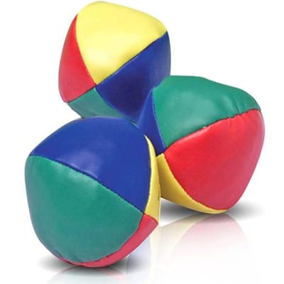 Jongleerballen - AUCUNEARY - Set van 3 - Zacht - Veelkleurig - Voor beginners