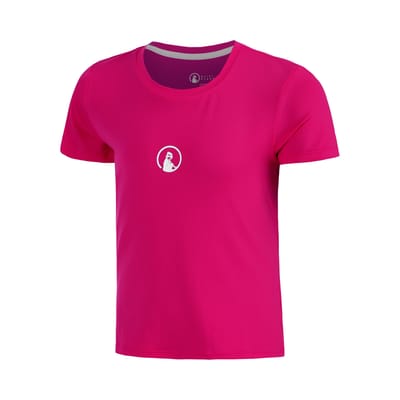 Quiet Please Create Retriever T-shirt Meisjes-Berry,Wit