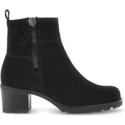 Gabor Gabor Enkellaarsjes zwart Suede