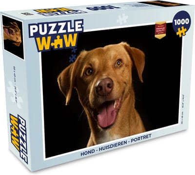 Puzzel Hond - Huisdieren - Portret - Legpuzzel - Puzzel 1000 stukjes volwassenen