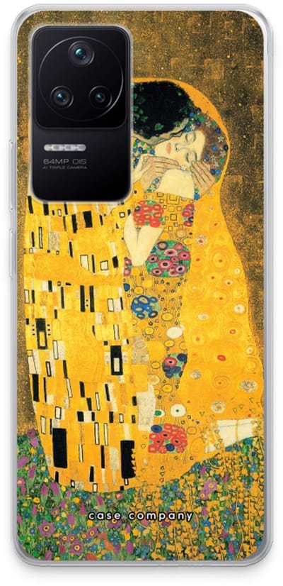 Case Company® - Hoesje geschikt voor Xiaomi Poco F4 hoesje - Der Kuss - Soft Cover Telefoonhoesje - Bescherming aan alle Kanten en Schermrand