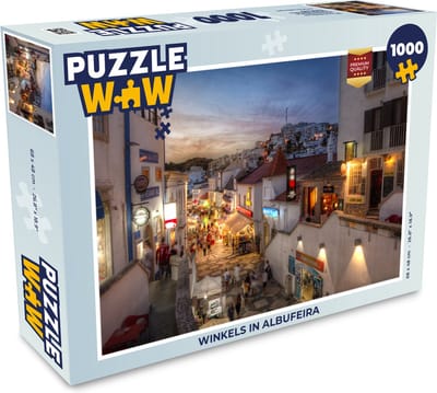 Puzzel Winkels in Albufeira - Legpuzzel - Puzzel 1000 stukjes volwassenen
