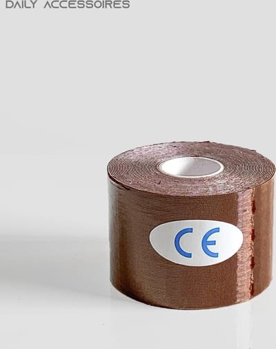 Boob tape - Borst tape - Fashion tape - BH Tape - Bra tape - Boob lift - 5M Lang - 5CM Breed - Bruin - Tepelhoedje - Tepelcovers - Tepelhoedje - Tepelplakkers - Tepelbedekkers - Push up BH