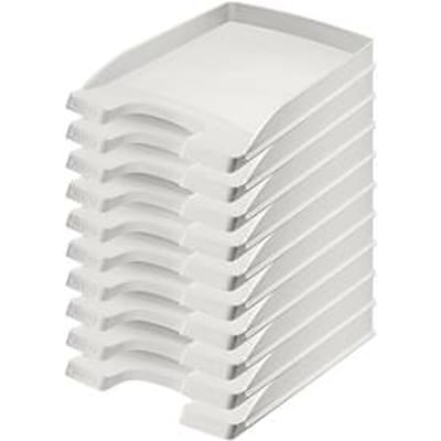 LEITZ® brievenbakPlus 5237, A4, 10 stuks, grijs