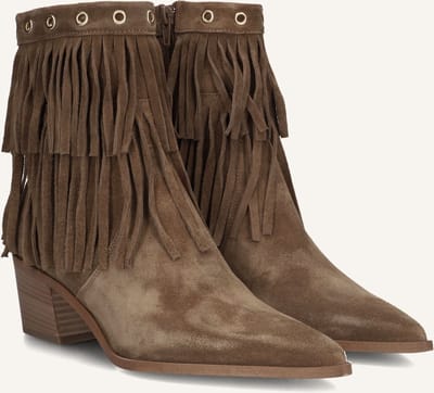 LINA LOCCHI Az52 1 Enkellaarsjes - Enkelboots met rits - Dames - Bruin - Maat 40