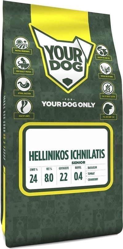 Yourdog Hellinikos ichnilatis Rasspecifiek Senior Hondenvoer 6kg | Hondenbrokken