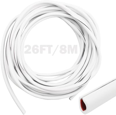 Dailygoody - Deurbescherming - U-vorm - Krasbestendig - Wit - Waterdicht - Geluidsisolatie - Geschikt voor de meeste auto's - 8 m