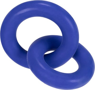 Hünkyjunk - Duo-Linked - Cock & Ball Ringen - Blauw