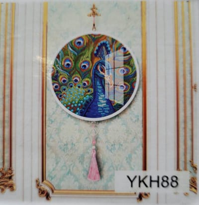 Diamond painting raamdecoratie - Pauw