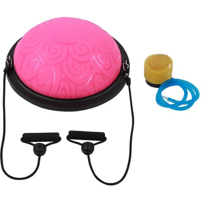 Verdikt Explosiebestendig Balancerend Halve Bal Trainer Yoga Pilates Fitness Oefenapparatuur Roze roze