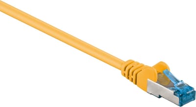Goobay - S/FTP netwerkkabel CAT6a - Geel - 0,50 meter