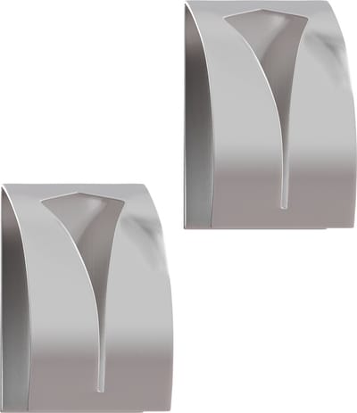 Handdoekhaakjes - RVS - Zelfklevend Handdoekhaak - Handdoekhouder - Vaatdoekhouder - Wandhaak - 2 stuks -Zilver