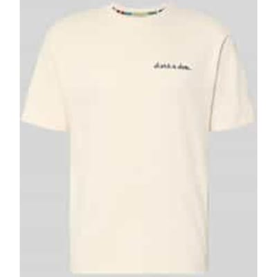 T-shirt met labelstitching