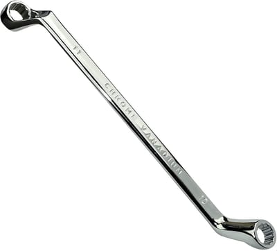 Dailygoods- Moersleutel 10x11mm - 12-zijdig - Chroom-vanadium Staal - Handgereedschap - Comfortabel Handvat - 21,50 cm Lengte - Ringsleutel