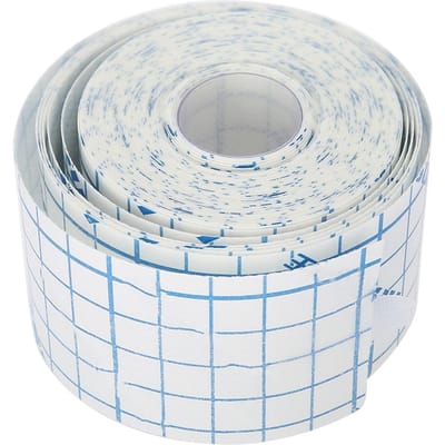 Pansement médical respirant et adhésif non tissé, bandage de fixation médicale, 5 cm x 10 m white